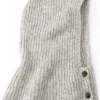 Mützen|Schals & Tücher * Les Racines du Ciel Unisex-Strickkapuze meliert, Ecru