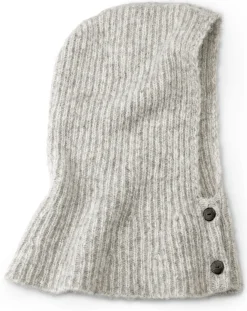Mützen|Schals & Tücher * Les Racines du Ciel Unisex-Strickkapuze meliert, Ecru