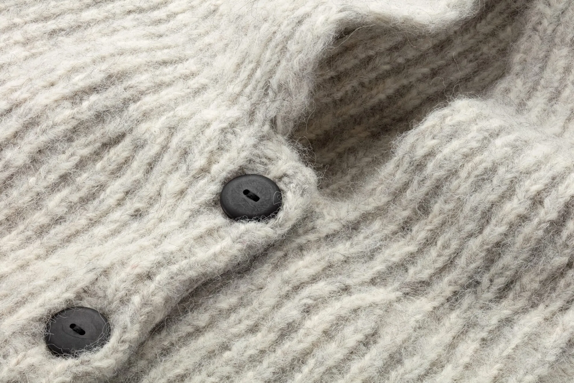 Mützen|Schals & Tücher * Les Racines du Ciel Unisex-Strickkapuze meliert, Ecru