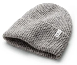 Mützen|Mützen * Rauma Ullvarefabrikk Unisex-Strickmütze Rippe Grau