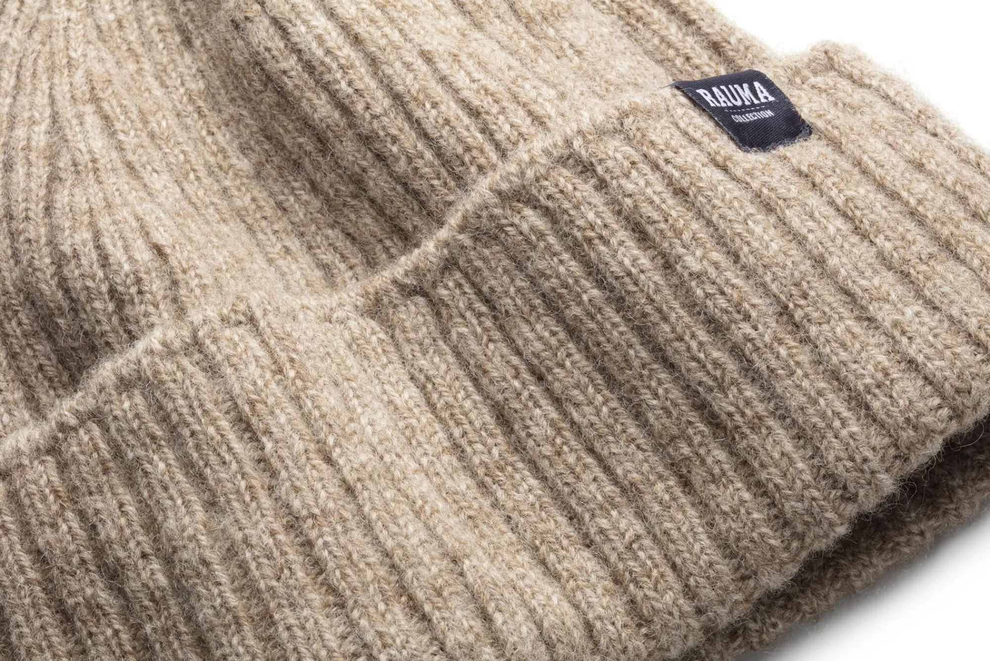 Mützen|Mützen * Rauma Ullvarefabrikk Unisex-Strickmütze Rippe