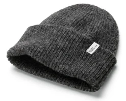Mützen|Mützen * Rauma Ullvarefabrikk Unisex-Strickmütze Rippe Anthrazit