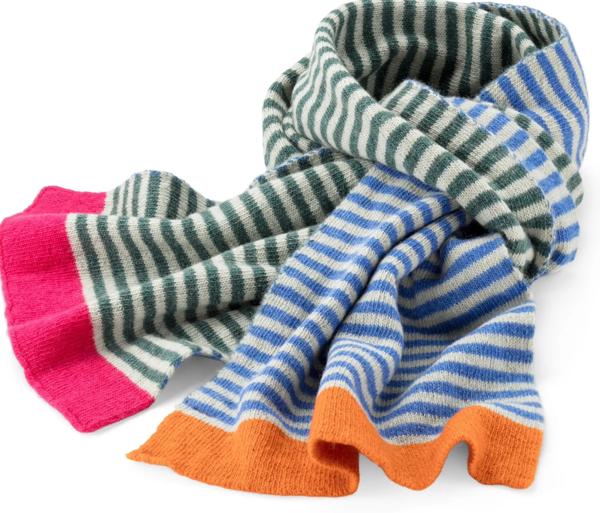 Schals & Tücher|Schals & Tücher * McKernan Woollen Mills Unisex-Strickschal gestreift, Multicolor