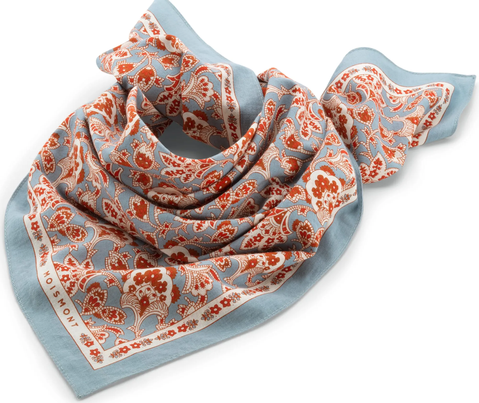 Schals & Tücher|Schals & Tücher * Moismont Unisextuch N° 764 Paisley, Hellblau
