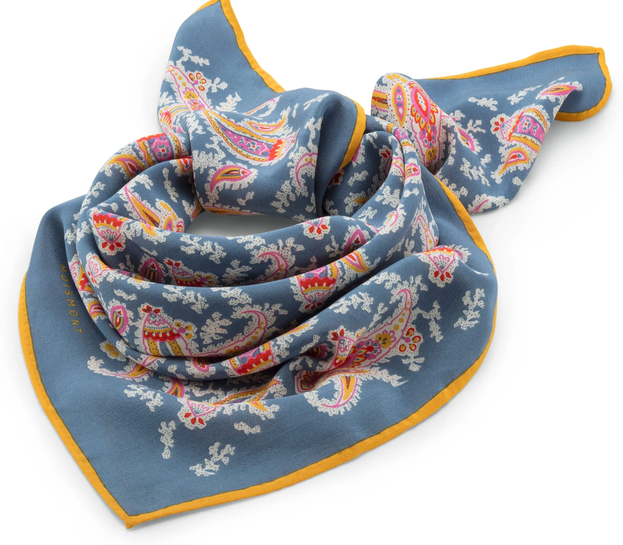 Schals & Tücher|Schals & Tücher * Moismont Unisextuch N° 763 Paisley Seide, Indigo