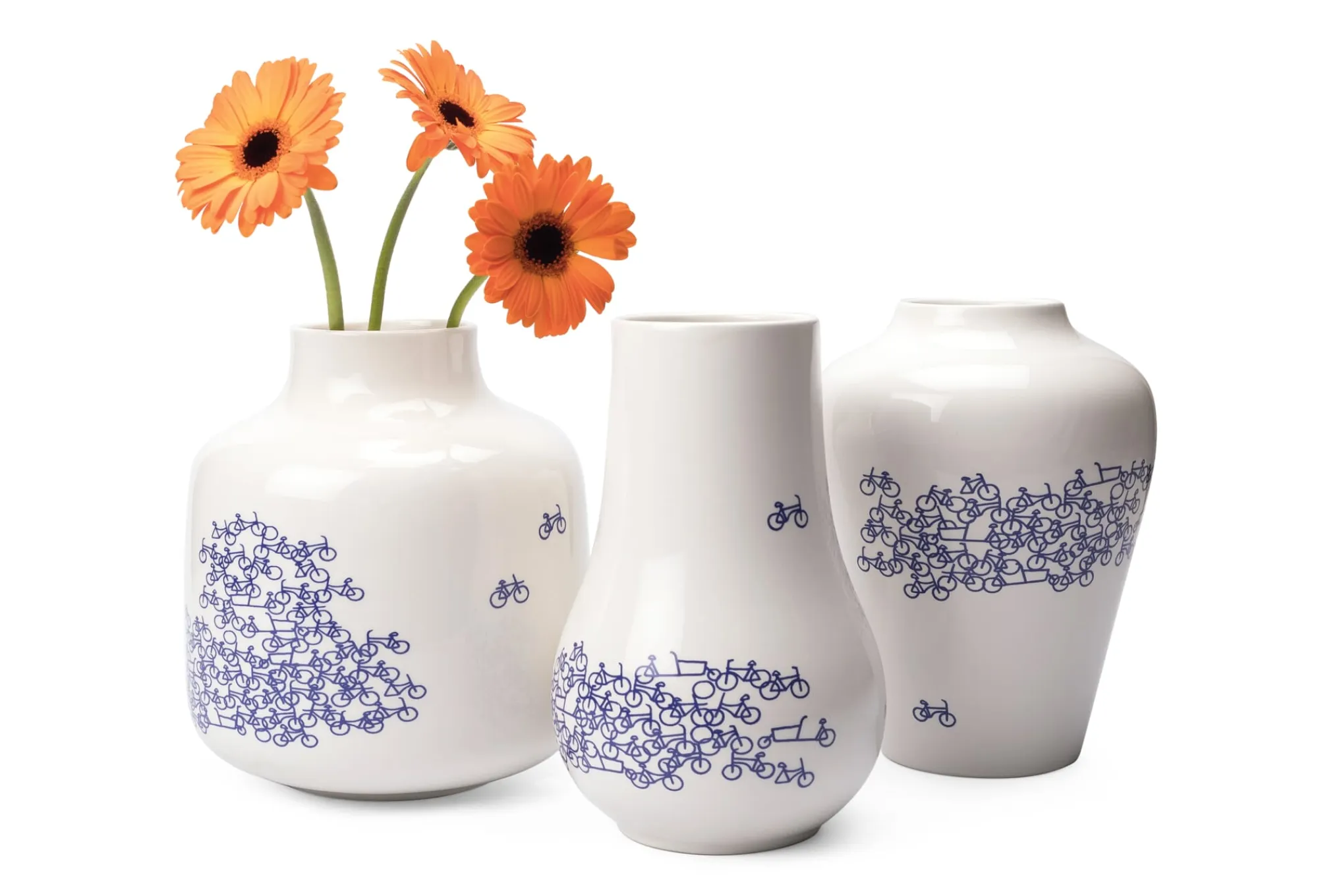 Vasen & Schalen * Vase De Blauwe Fiets N° 1