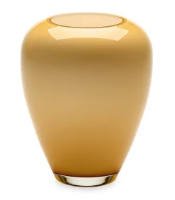 Vasen & Schalen * Glasmanufaktur Harzkristall Vase Harzkristall honiggelb