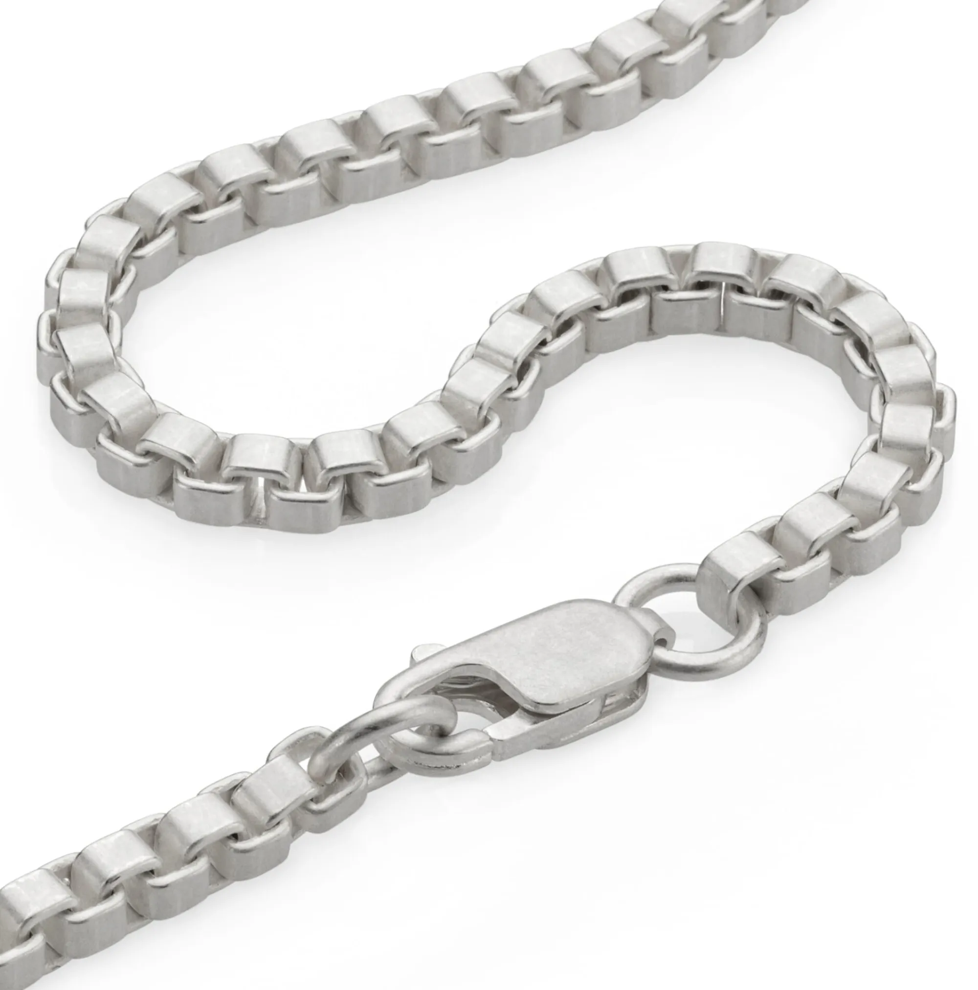 Schmuck * Ménard Venezianerkette eckig, Silber
