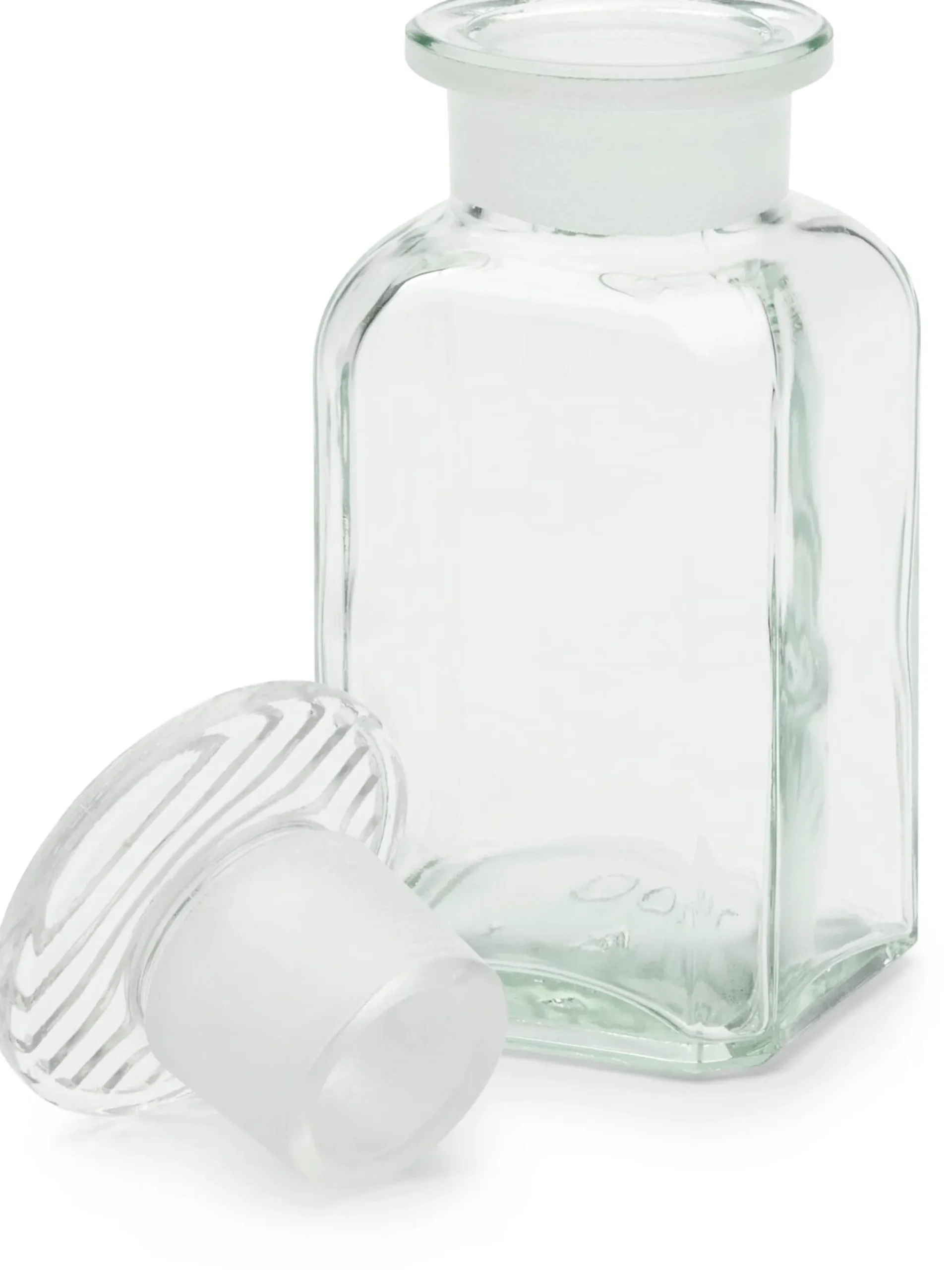 Vorratsgläser * Sklarny Moravia Vierkantflasche Glas Farblos