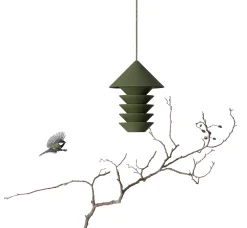 Nist- & Futterplätze * Vogelfutterspender Bird Silo Grün