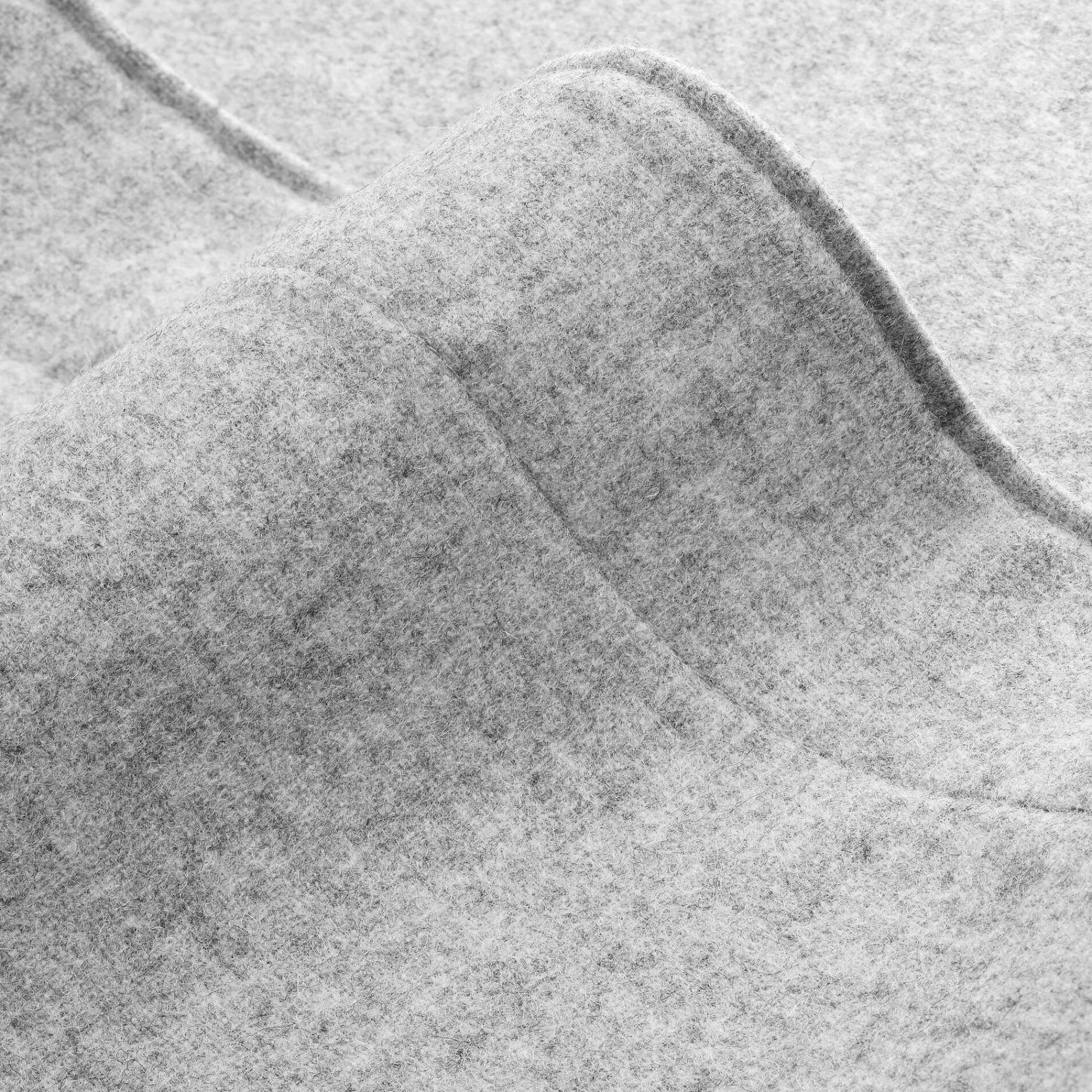Rund Um Die Haustür * Gebrüder Mehler Vorhang leichter Tuchloden Hellgrau