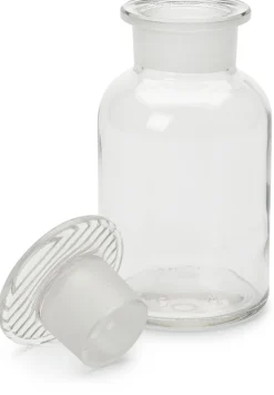 Vorratsgläser * Sklarny Moravia Vorratsflasche mit Glasstopfen Farblos