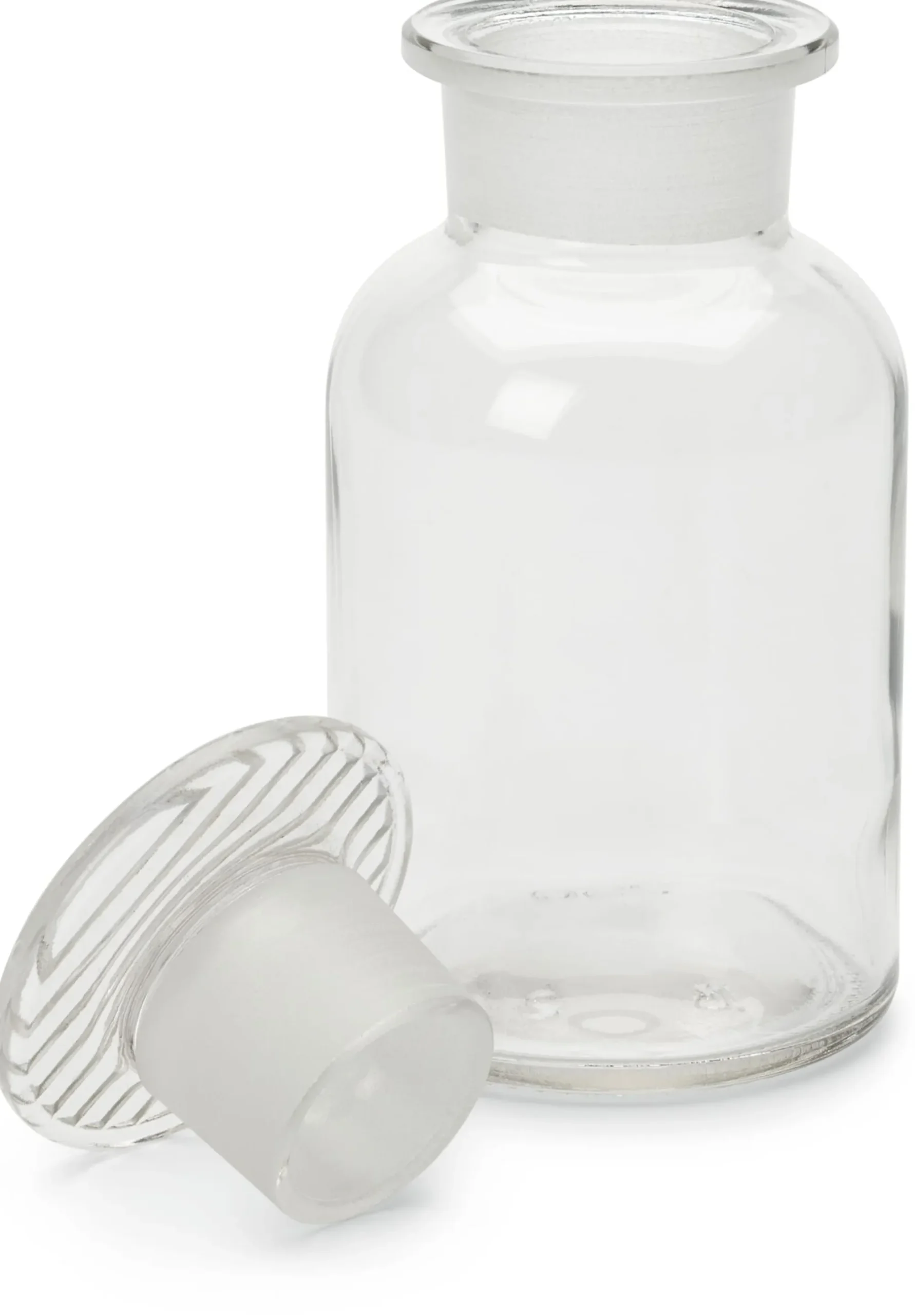 Vorratsgläser * Sklarny Moravia Vorratsflasche mit Glasstopfen Farblos