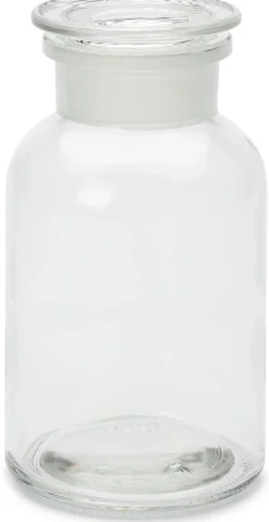 Vorratsgläser|Vorratshaltung * Sklarny Moravia Vorratsflasche mit Glasstopfen Farblos