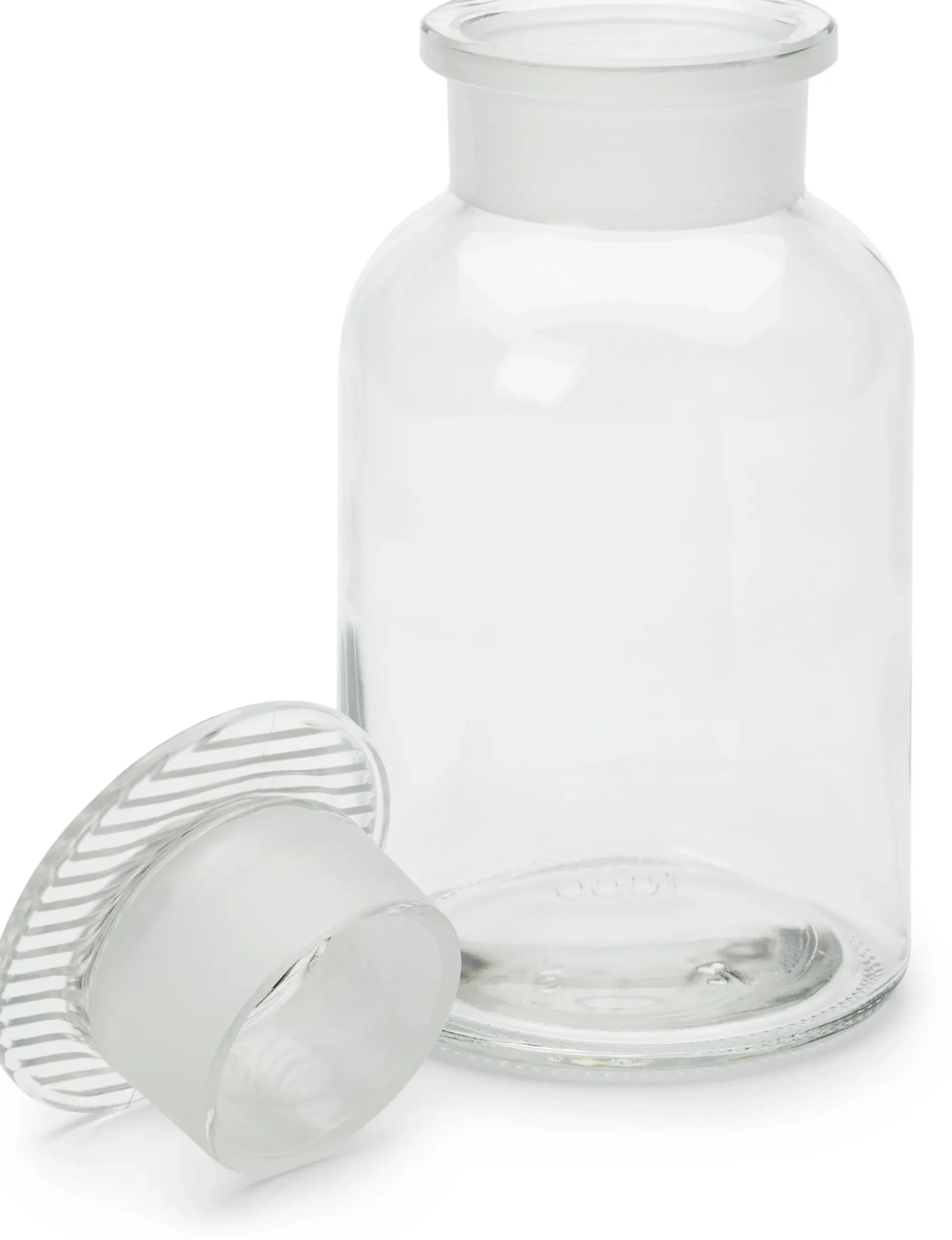 Vorratsgläser|Vorratshaltung * Sklarny Moravia Vorratsflasche mit Glasstopfen Farblos