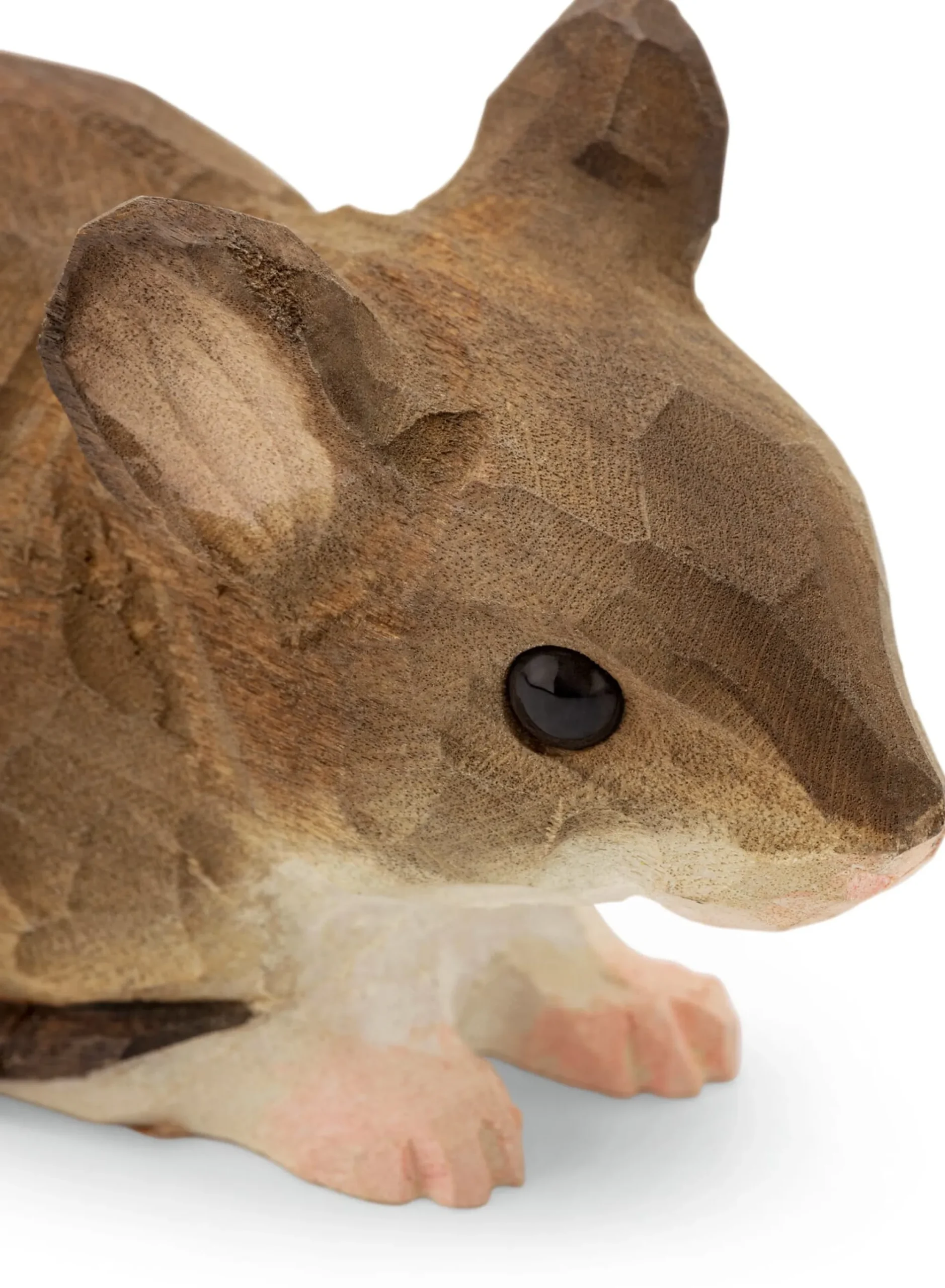 Gartendekoration * Wildlife Garden Waldmaus Lindenholz handgeschnitzt