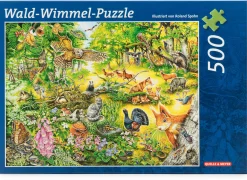 Geduldspiele|Gesellschaftsspiele * Quelle & Meyer Verlag Wald Wimmel Puzzle 500 Teile
