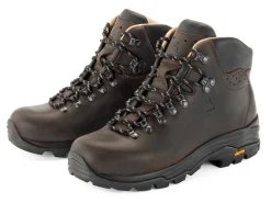 Stiefel|Freizeitschuhe * Manufactum Wanderschuh Rindleder Dunkelbraun