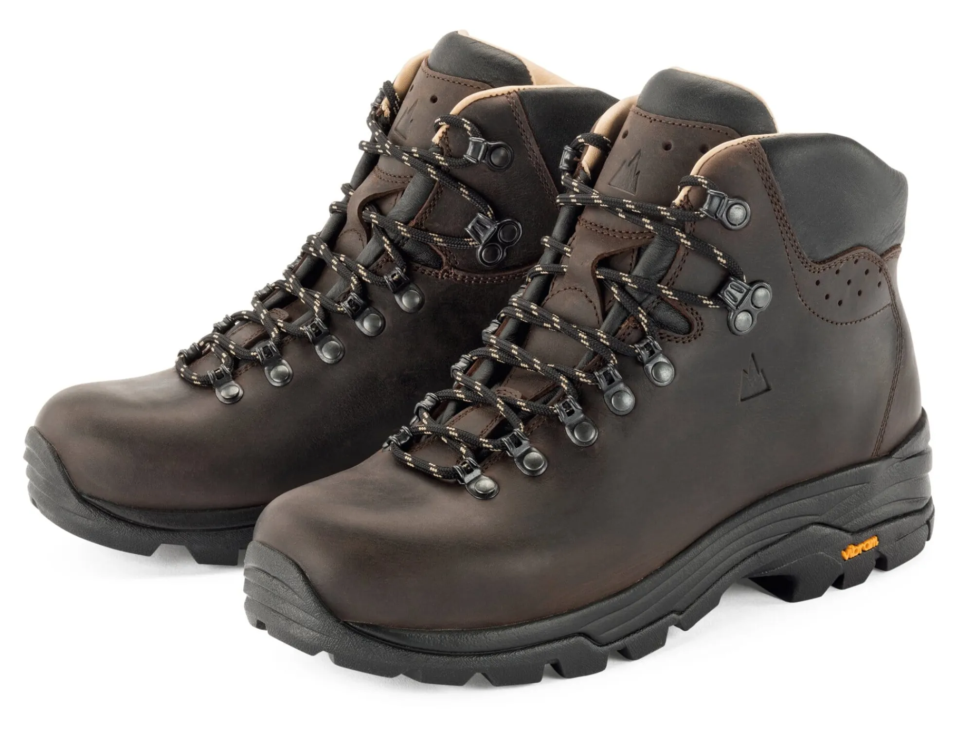 Stiefel|Freizeitschuhe * Manufactum Wanderschuh Rindleder Dunkelbraun