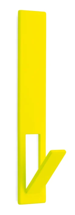 Badaccessoires|Garderobe & Diele * Wandhaken Line und Dot Neongelb