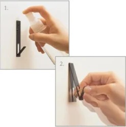 Badaccessoires|Garderobe & Diele * Wandhaken Line und Dot Neongelb