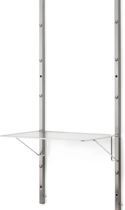 Badaccessoires|Küchenmöbel * Hupfer Wandhakenschiene zu Regalsystem Inox