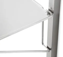 Badaccessoires|Küchenmöbel * Hupfer Wandhakenschiene zu Regalsystem Inox