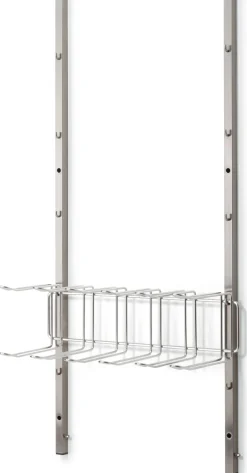 Badaccessoires|Küchenmöbel * Hupfer Wandhakenschiene zu Regalsystem Inox
