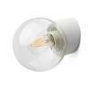 Wandleuchten * Ifö Electric Wandleuchte Porzellan und Klarglas