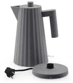 Wasserkocher & Wasserkessel * Alessi Wasserkocher Plissé Grau