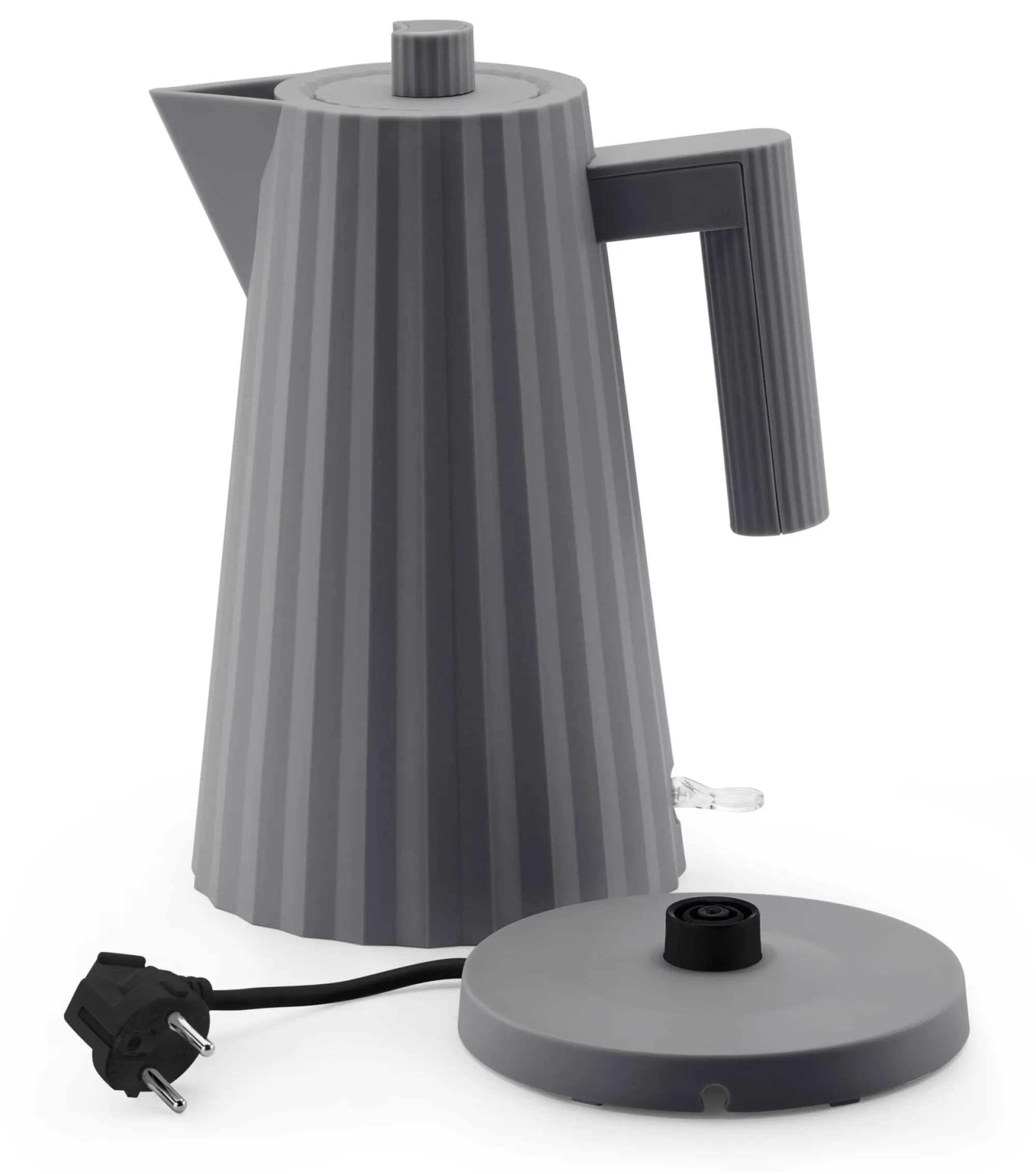 Wasserkocher & Wasserkessel * Alessi Wasserkocher Plissé Grau