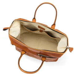 Reisetaschen * F. Hammann Weekender Stierleder Cognac