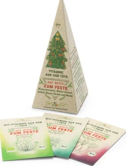 Gemüsesamen|Gemüsepflanzen * Saat & Gut Weihnachtliche Saatguttüte Wintergemüse