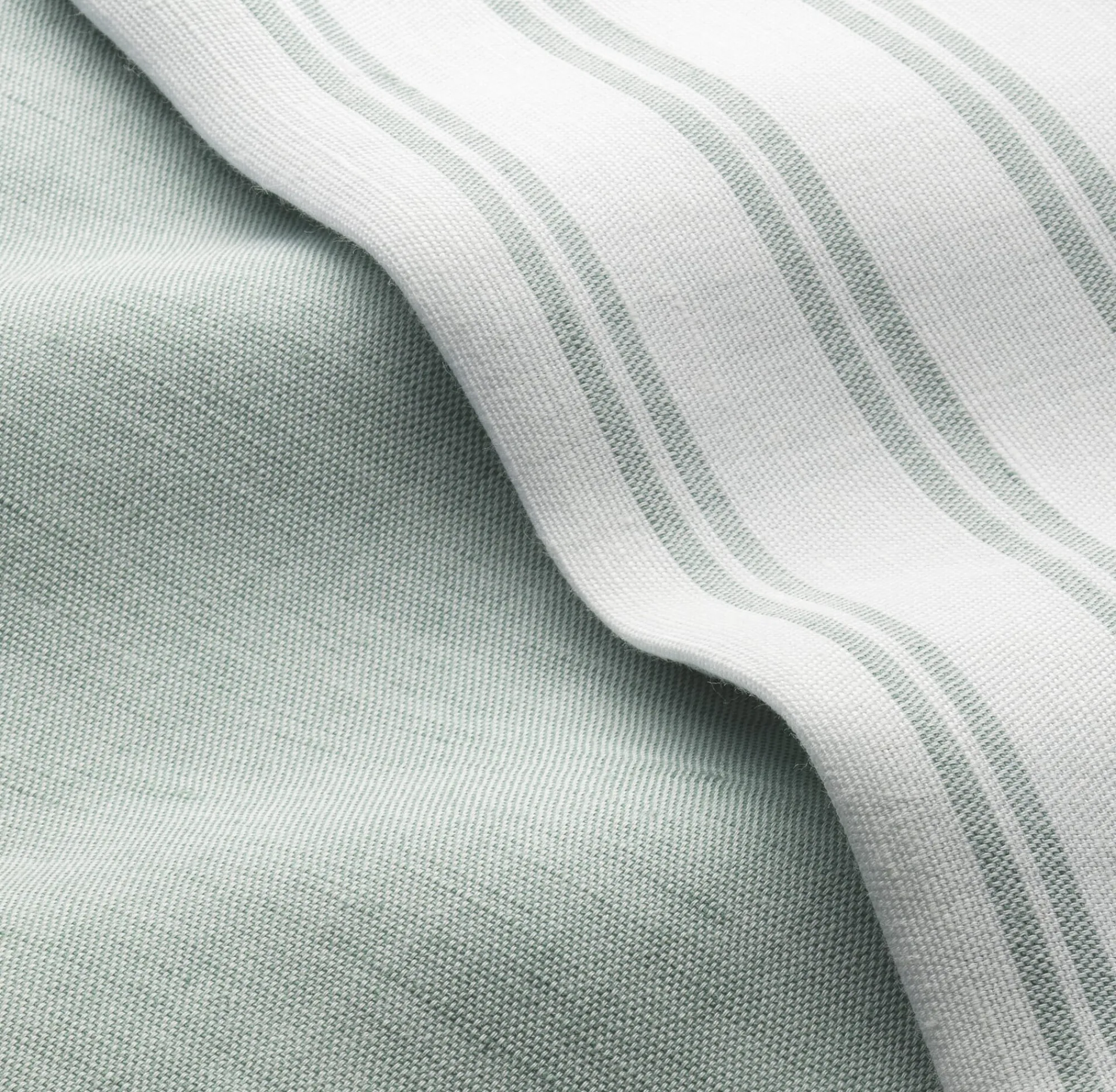 Bettwaren & Bettwäsche * elegante Wendekopfkissenbezug Halbleinen