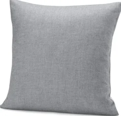 Bettwaren & Bettwäsche * elegante Wendekopfkissenbezug Sommerflanell Grau
