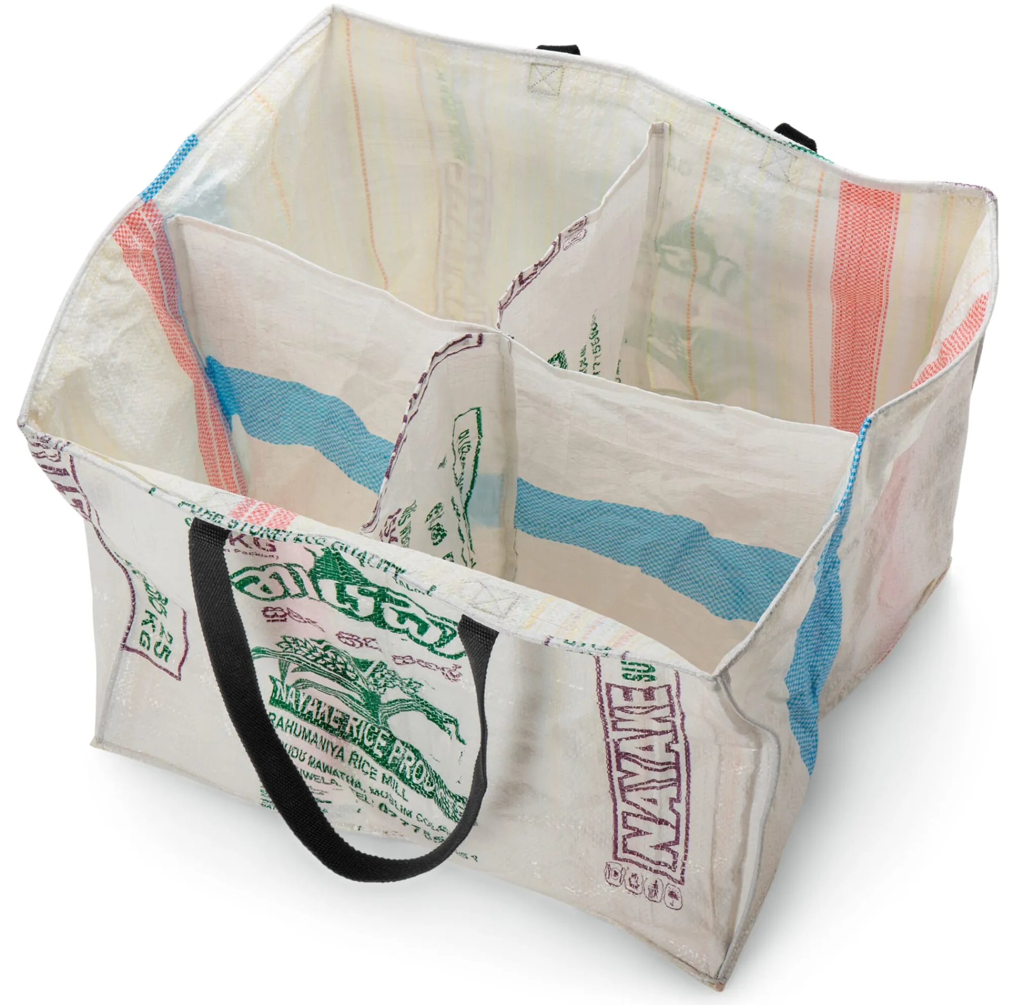 Einkaufstaschen & -Körbe * Fair Squared Wertstoff-Sammeltasche aus Reissäcken