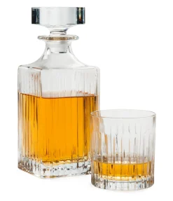 Servierzubehör|Gläser * Whisky-Dekanter gerippt