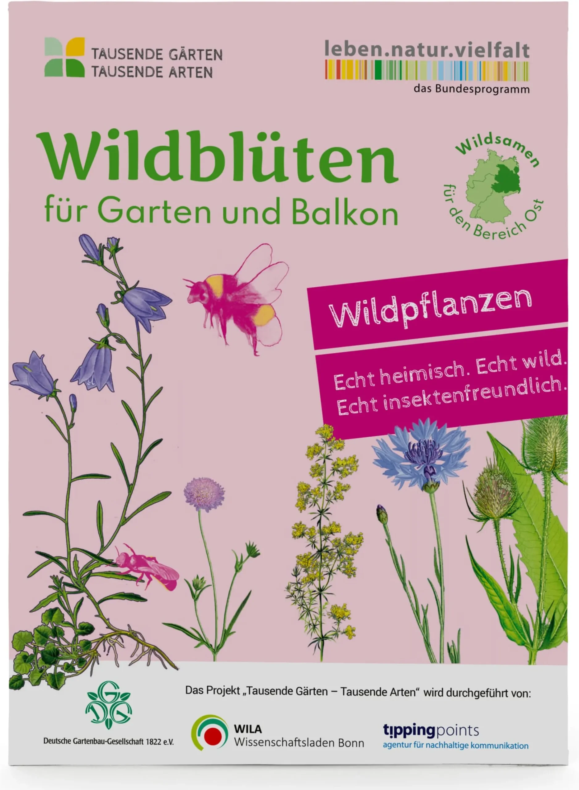 Blumensamen * Tausende Gärten – Tausende Arten Wildblumen für Balkon und Garten gebietsheimisch