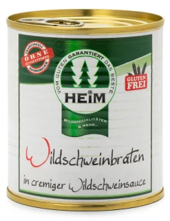 Fertiggerichte * Heim Wildgerichte Wildschweinbraten in cremiger Wildschweinsauce