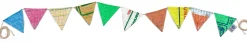 Wohnaccessoires * Fair Squared Wimpelkette Upcycling