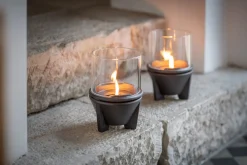 Außenleuchten|Gartenfackeln * Denk Keramische Werkstätten Windlichtaufsatz für kleines Schmelzfeuer® Keramik