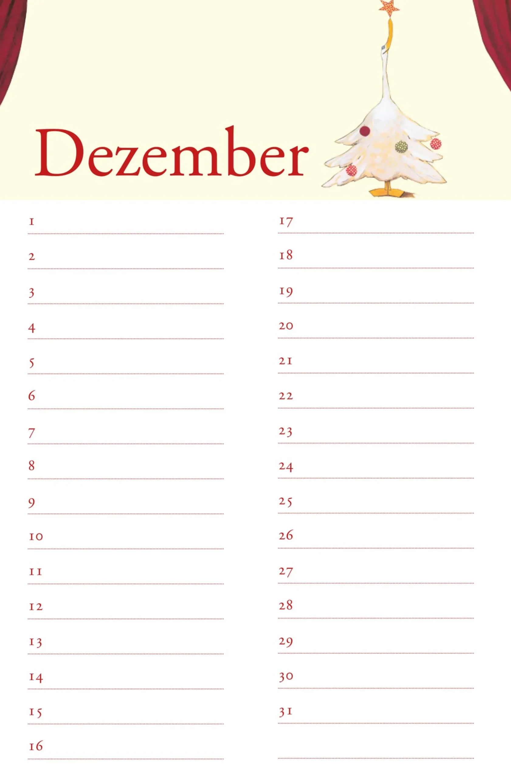 Wandkalender|Zeitplaner & Kalender * Peter Hammer Verlag Wolf Erlbruchs Geburtstagskalender