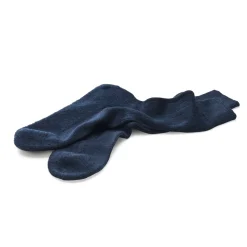 Strümpfe & Socken|Socken * Hirsch Natur Wollsocke mit Walkfilzsohle Marine