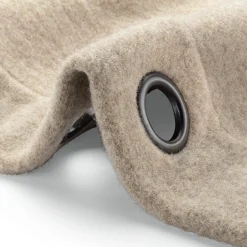 Vorhänge & Gardinen * Gebrüder Mehler Wärmeschutzvorhang Wollfries Beige