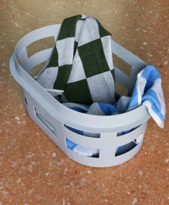 Wäschepflege|Badaccessoires * HAY Wäschekorb Laundry Basket, klein Hellgrau