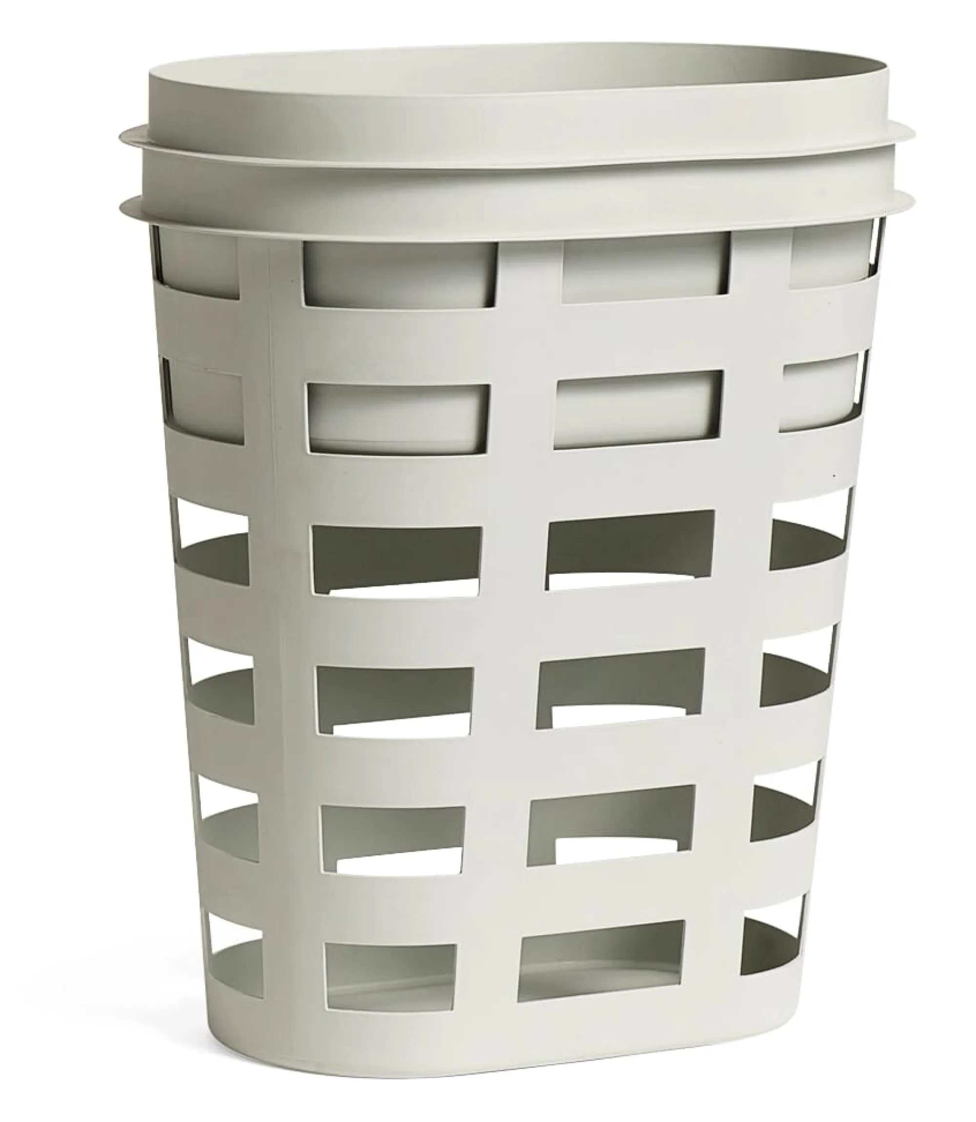 Wäschepflege|Badaccessoires * HAY Wäschekorb Laundry Basket, klein Hellgrau