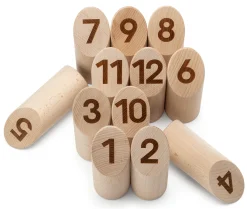 Holzspielzeug|Bewegungsspiele * Stiftung Weizenkorn Wurf-Kegelspiel Weikky