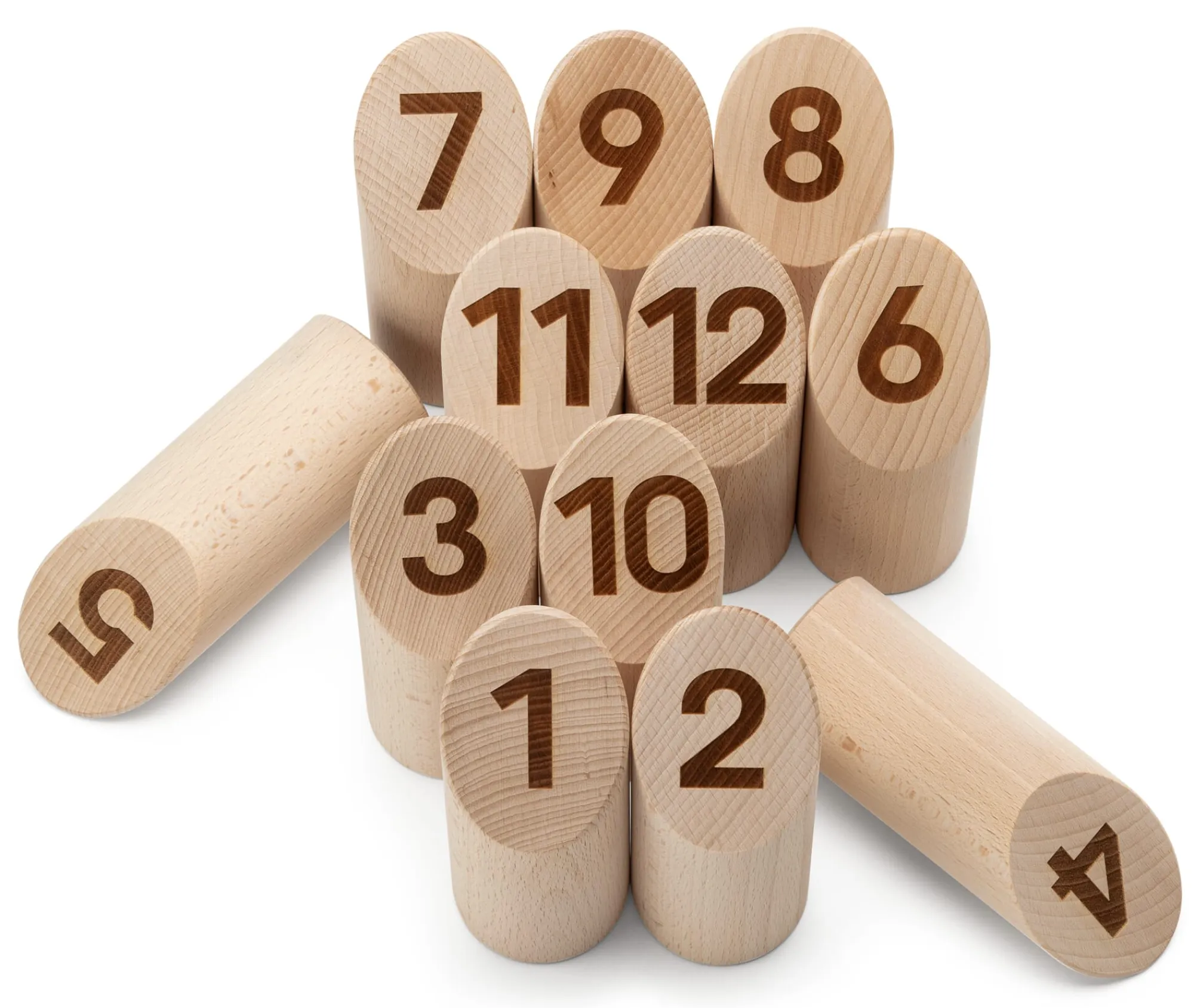 Holzspielzeug|Bewegungsspiele * Stiftung Weizenkorn Wurf-Kegelspiel Weikky