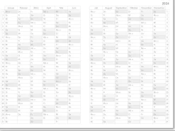 Zeitplaner & Kalender * X47 Wochenkalender 2026