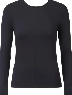 Yogazubehör|Shirts & Tops * OH OH OM Ethical Sportswear Yoga-Top Langarm Schwarz